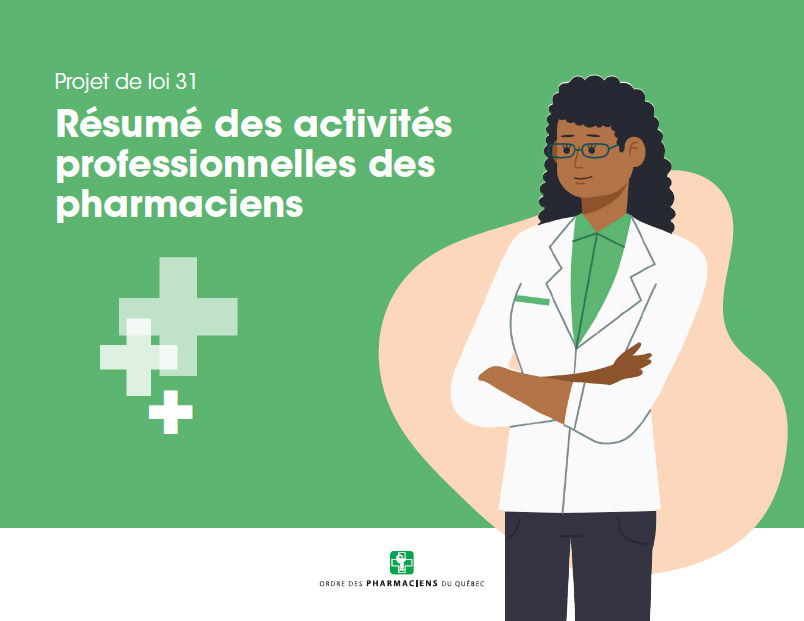 Loi 31 – Résumé des activités professionnelles des pharmaciens